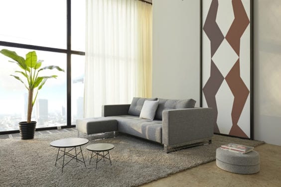grey sofa bed