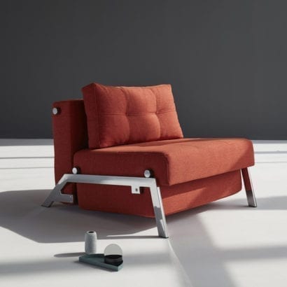 orange sofa chair