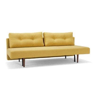 yellow sofa bed