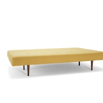 yellow sofa bed