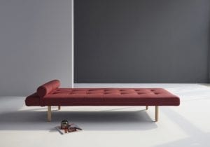 Red sofa bed