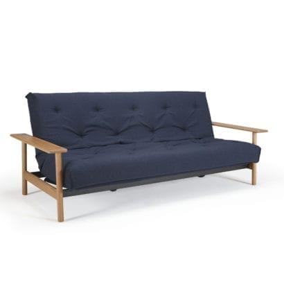 dark blue sofa bed