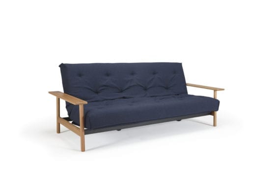dark blue sofa bed