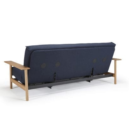 dark blue sofa bed