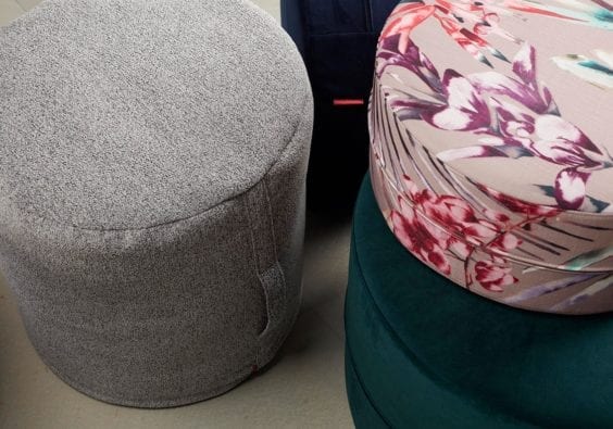colourful sitting cushions