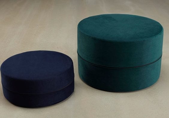 green storage cushion