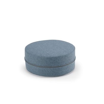 blue storage cushion