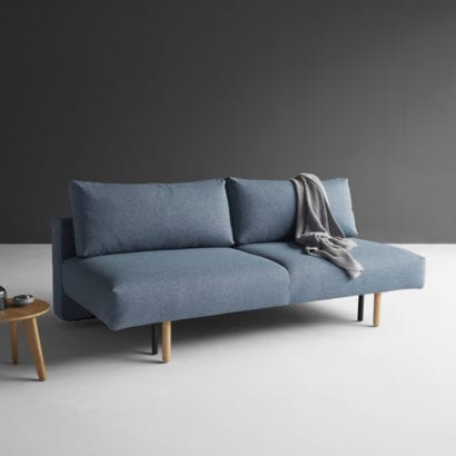 Blue sofa bed
