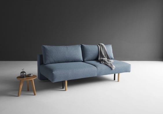 Blue sofa bed