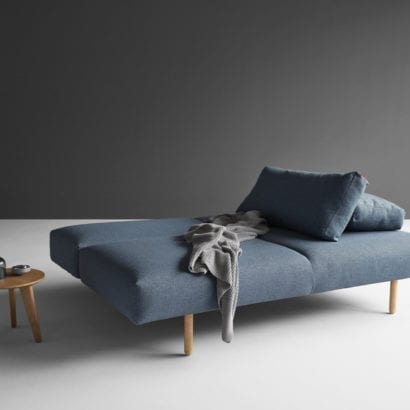 Blue sofa bed