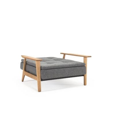 fold out grey chair