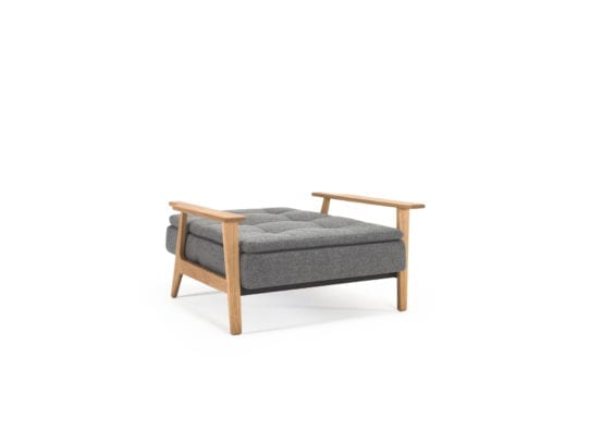fold out grey chair