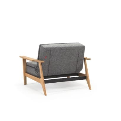grey fold out chair