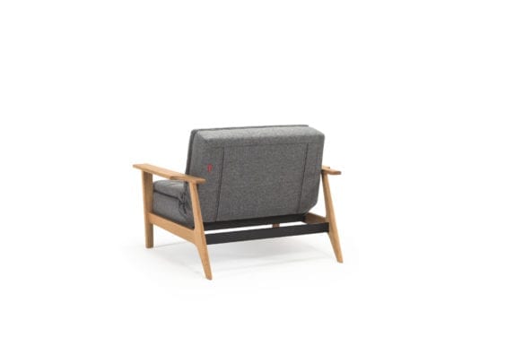 grey fold out chair