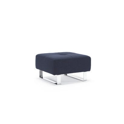 dark blue foot stool