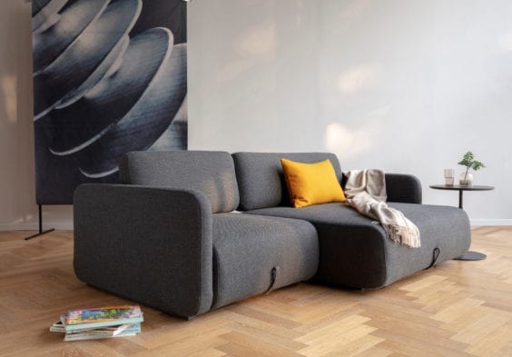 large grey sofa