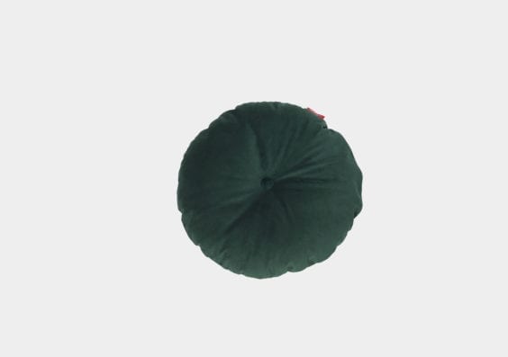 dark green cushion